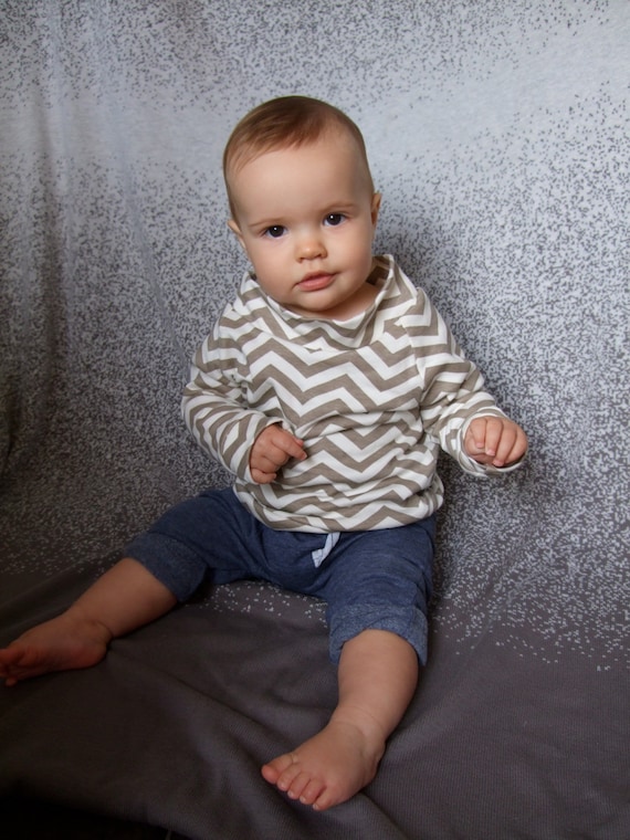 Items similar to Baby boat neck sweater organic cotton jersey on Etsy