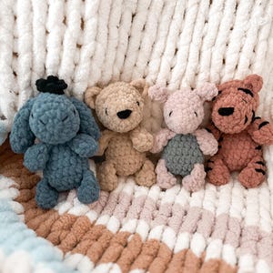 Hunny and Friends Collection Handmade Crochet Item Pattern