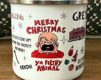 Home Alone Christmas Camp Mug - Personalized