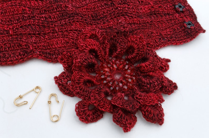 PATTERN Crochet Cuff Pattern and Crochet Flower Pattern - Etsy