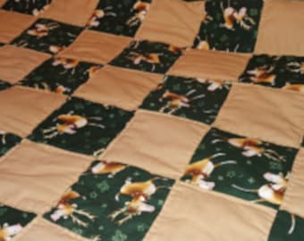 Toddle Deer Quilt, Crib Quilt