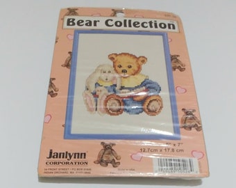 Bear Collection Counted Cross Stitch Kit 5X7w/Frame