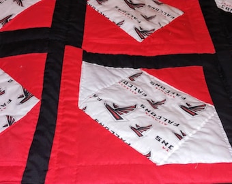 Alanta falcons Football Handquilt   Quilt