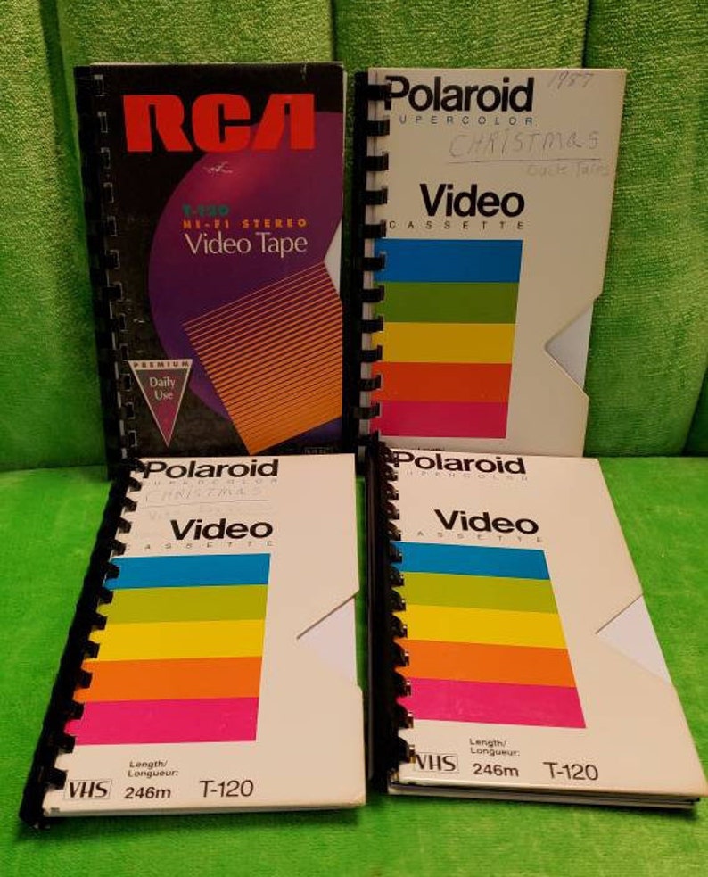VHS Notebook, Recycled/repurposed VHS Box Original Case Upcycled