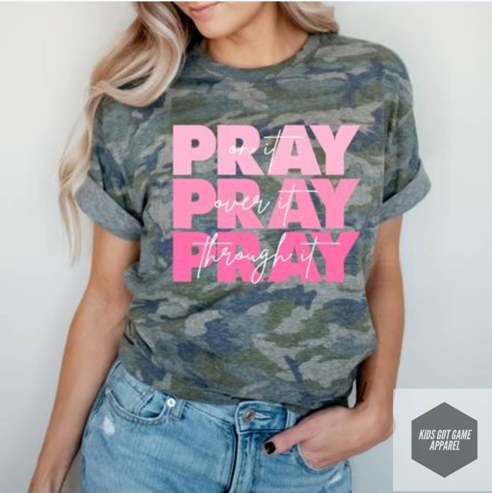 Pray Pray Pray T-shirt Pray On It T-Shirt Pray Over It Tee | Etsy