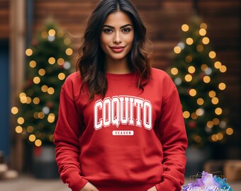 Coquito Sweatshirt | Navidad Boricua