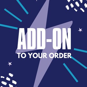 Add-On Item | Add Name & Number to Back of Shirt | Must Be Purchased With Shirt Listing from Our Shop