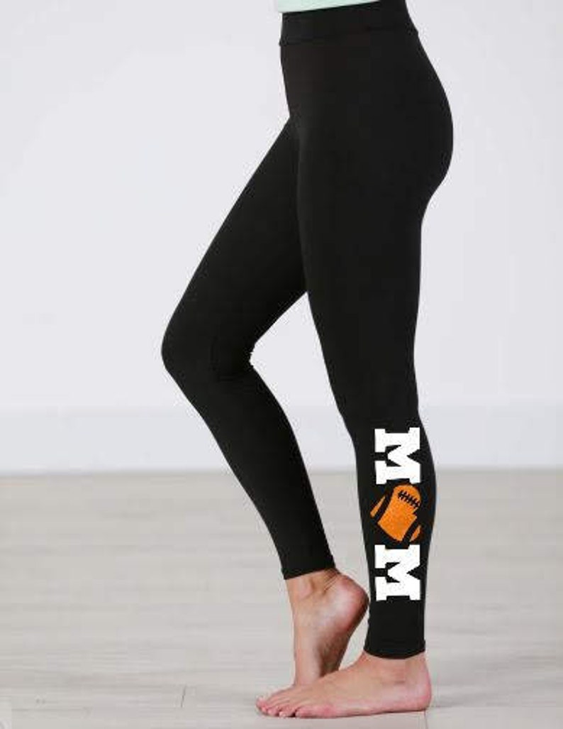 Sport Leggings Football LOVE Leggings Football Mom Leggings Football Leggings