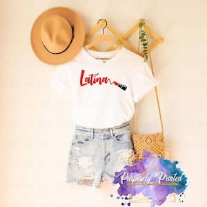 Latina T-shirt | Latina Lipstick Shirt | Lovely Latina | Latine | Latinx | Latina AF | Phenomenally Latina | Latina Power | Afro Latina