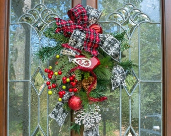 small christmas door swag unique christmas decorations nursing home door decoration wreath alternative rv christmas decor teardrop swag - Small Christmas Door Decorations small christmas door swag unique christmas decorations nursing home door decoration wreath alternative rv christmas decor teardrop swag - Small Christmas Door Decorations