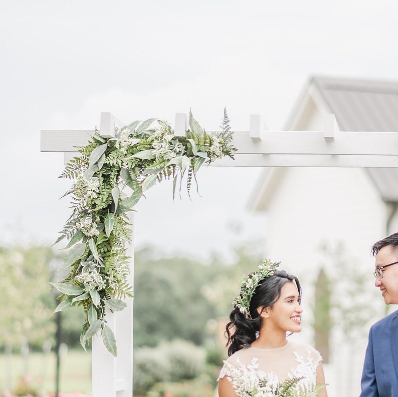 Arch Flower Garland Set Wedding Backdrop Flower Swags Etsy