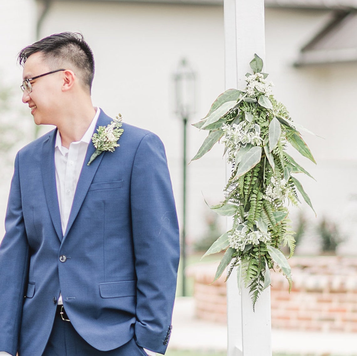 Arch Flower Garland Set Wedding Backdrop Flower Swags Etsy