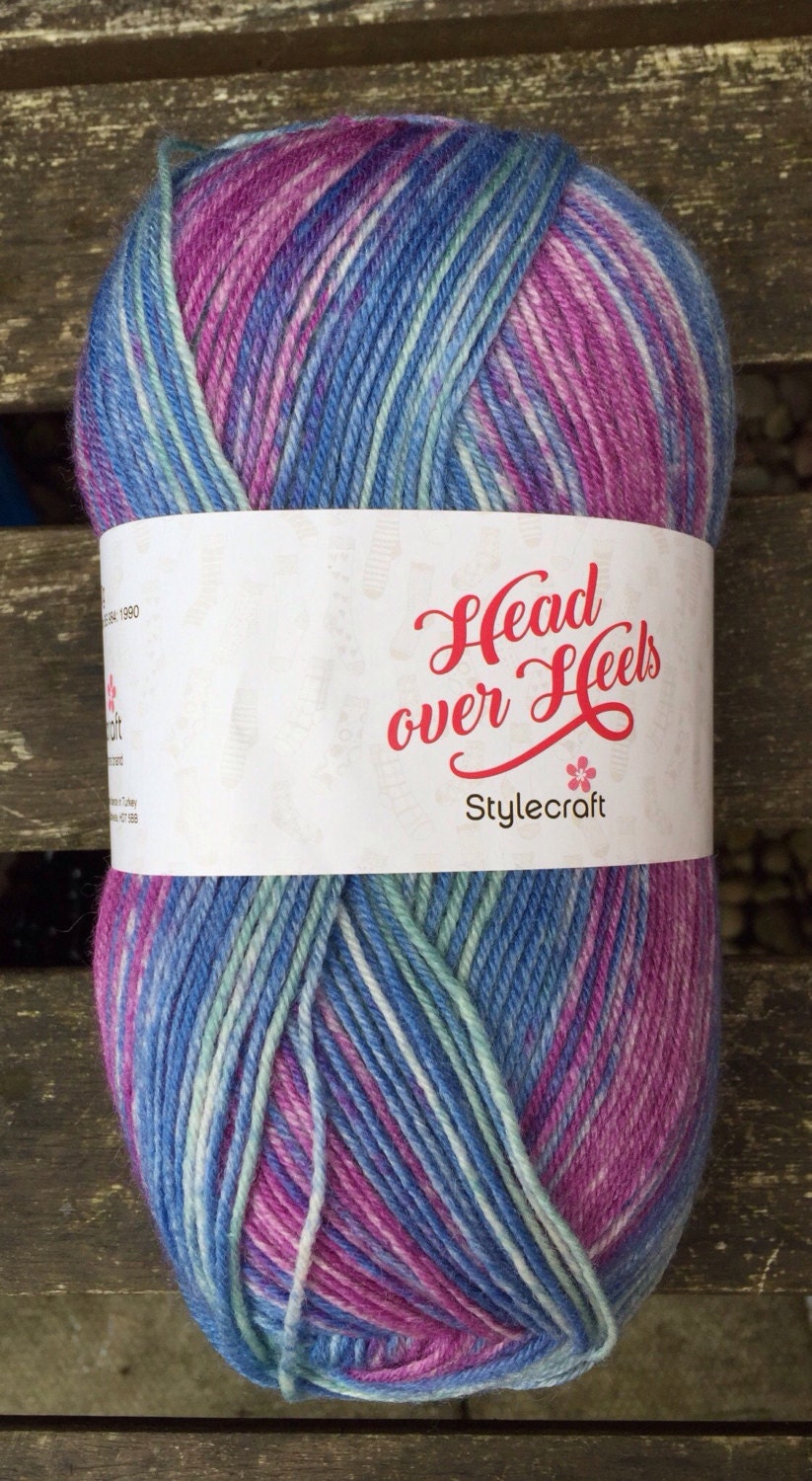 4ply Sock yarn 100g Head Over Heels range by Stylecraft Etsy