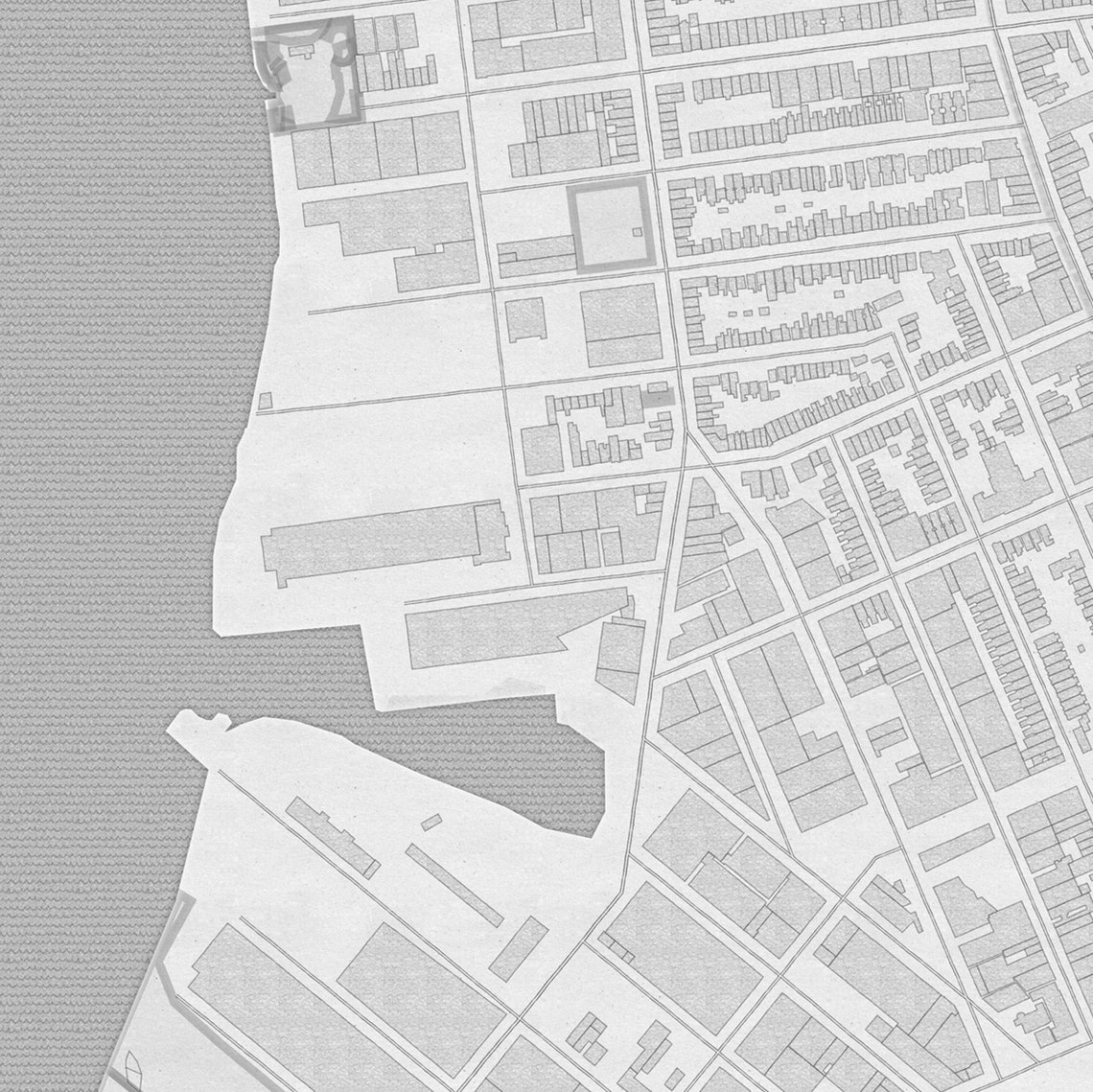 Greenpoint District of Brooklyn Map New York City (Instant Download) Etsy