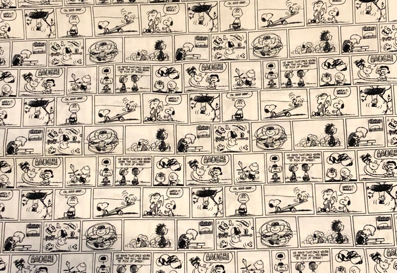 Charlie Brown Snoopy Comic Strip Newspaper Woodstock Lucy Etsy