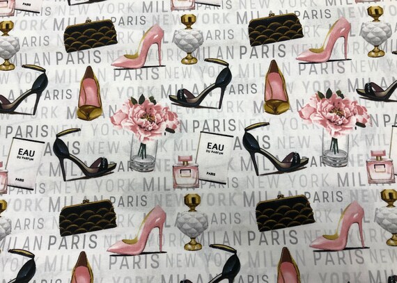 Fashion Glam Paris Milan Shoes Stiletto Heels Perfume Flowers Etsy