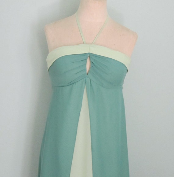 Green Evening Gown, Green Prom Dress, XS Evening … - image 2