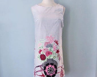 Summer Dress or Bathing suit cover up in cotton.