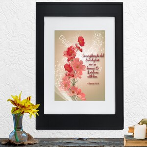 In alles wat hij deed had hij veel succes omdat de Heer met hem was -Downloadbare print-Inspirational-Motivational-Printable Wall Art
