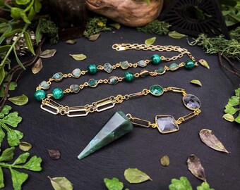 Jade Talisman Rosary Necklace