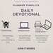 Printable Daily Devotional Planner, Instant Download, Digital Bible ...