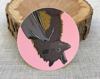Flying Fox Sticker | Vinyl Sticker | Bat Sticker |