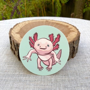 Axolotl Sticker | Vinyl Sticker | Water bottle sticker