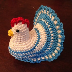 Crochet Pattern Decoration Easter Chicken - Eggs cover