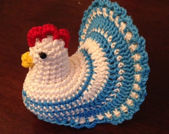 Crochet Pattern Decoration Easter Chicken - Eggs cover