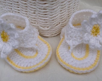 Crochet Pattern - Baby Booties - Very Cute Crochet Mesh Sandals for Baby Girl or Boy - Instant Download