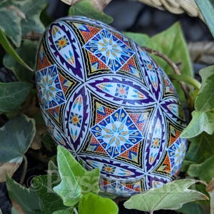 Pysanka Real Ukrainian Goose Easter Egg Best by Halyna Pisanki Osterei handmade Best gift idea Decorative painted gifts Pysanky