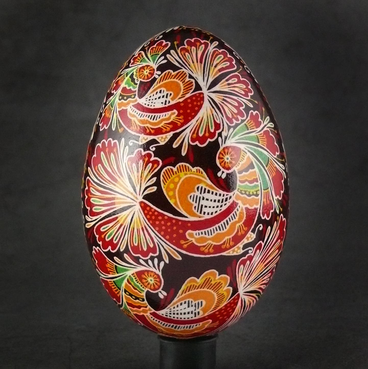 Pysanka Real Ukrainian Goose Easter Egg Best by Halyna Pisanki Osterei ...