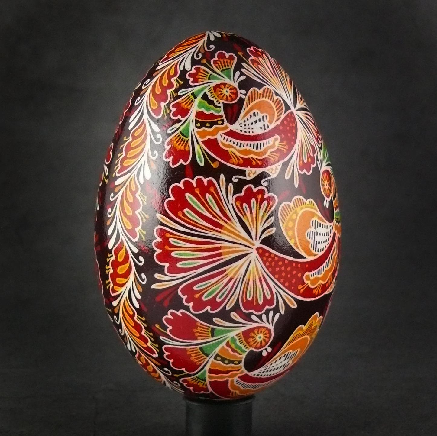 Pysanka Real Ukrainian Goose Easter Egg Best by Halyna Pisanki Osterei ...