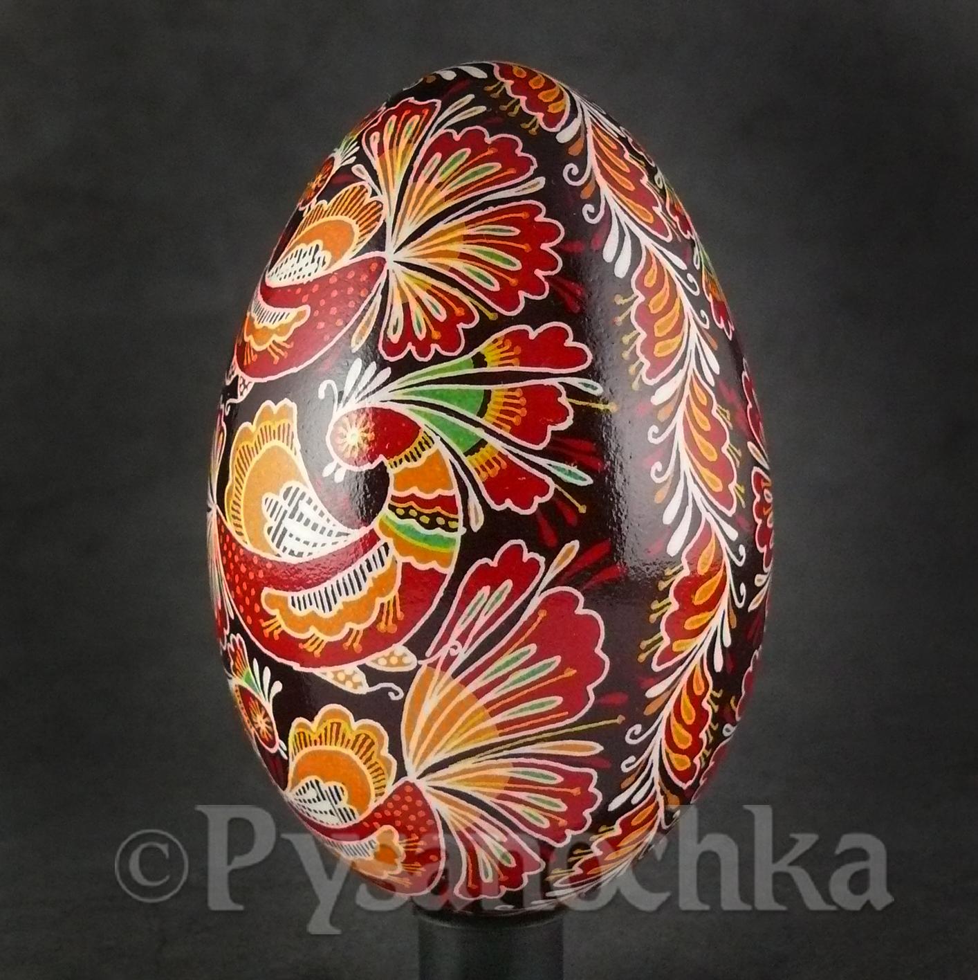 Pysanka Real Ukrainian Goose Easter Egg Best by Halyna Pisanki Osterei ...