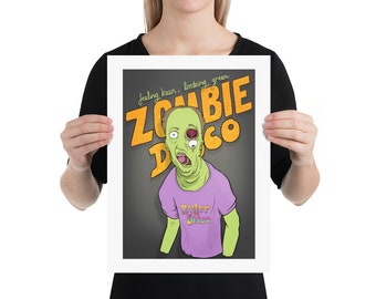 Original Poster Art "Zombie Disco" by Mr Pilgrim