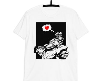 Camiseta unisex de manga corta "Amor Prohibido"