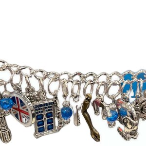 9th Doctor Time Lord Charm Bracelet image 8