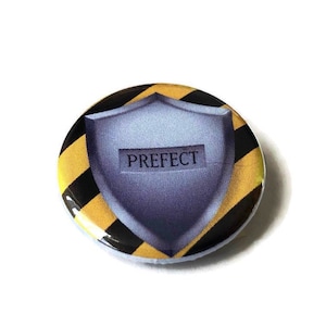 Prefect Badge Prefect Pin Badger House Puff Wizard Prefect Wizard School House Prefect Button Wizard House Pride Magnets Geek Fandom Gift