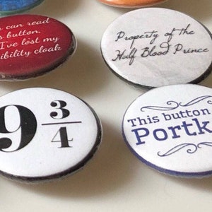 Portkey Pin This Button is a Portkey Train Station Number Ive | Etsy