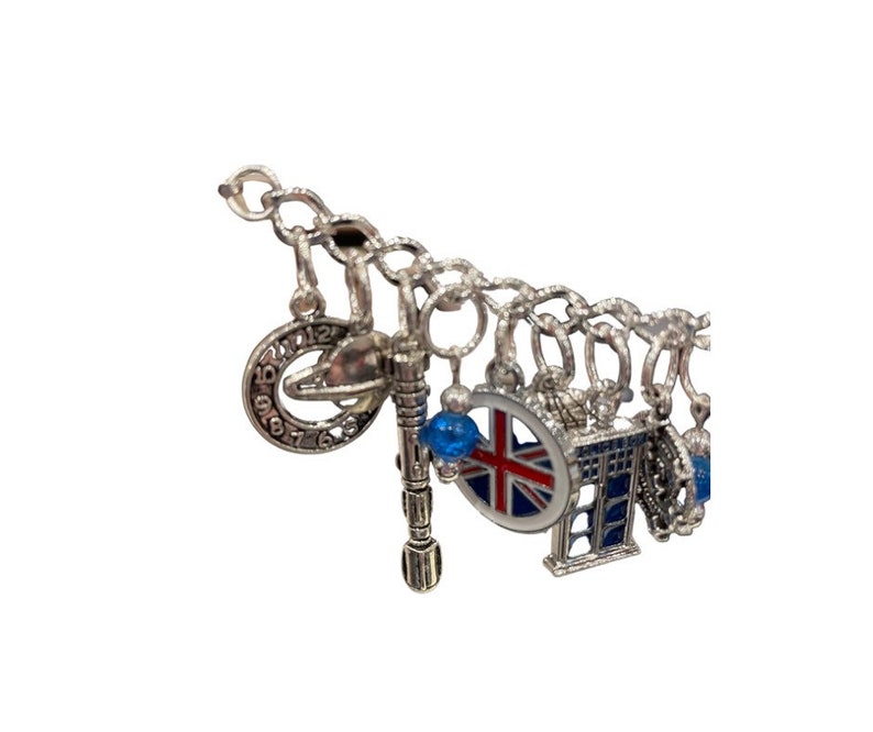 9th Doctor Time Lord Charm Bracelet image 7