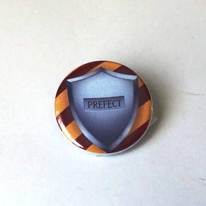 Prefect Badge Prefect Pin Lion House Wizard Prefect Wizard School House Prefect Button Wizard House Pride Magnets Geek Gift Fandom Gift