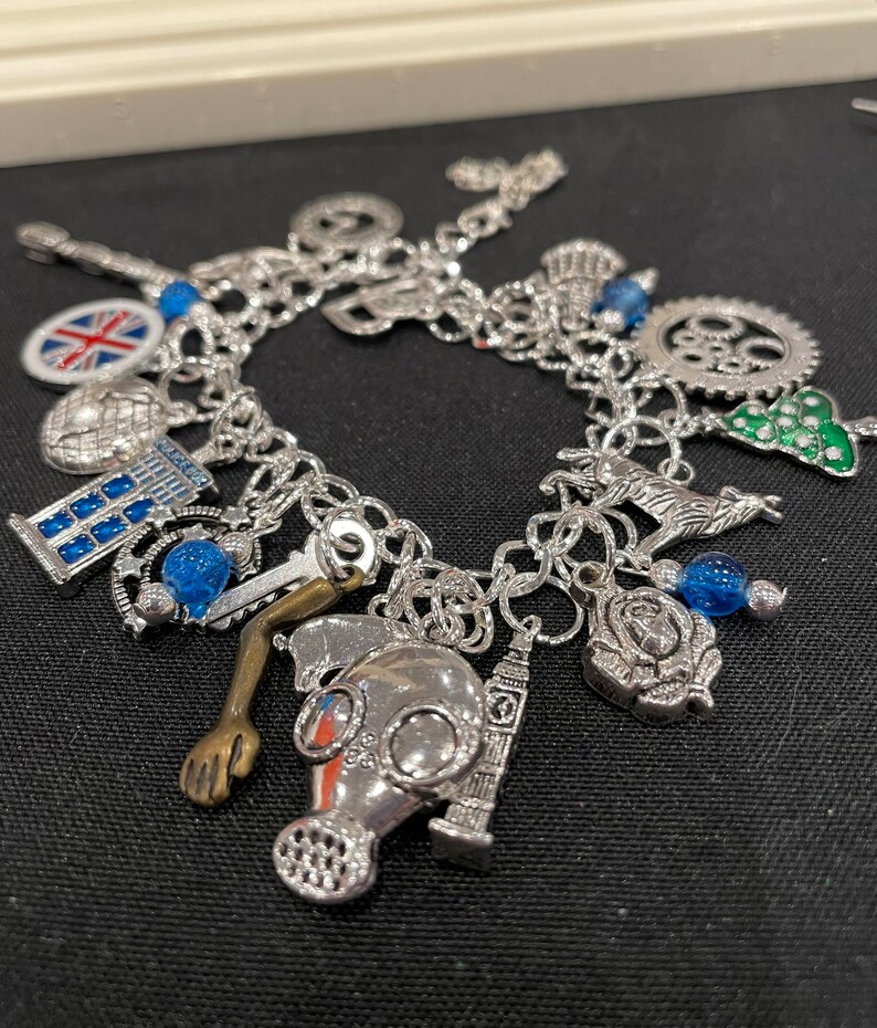 9th Doctor Time Lord Charm Bracelet image 5