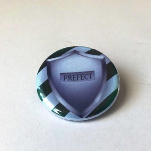 Prefect Badge Prefect Pin Snake House Wizard Prefect Wizard School House Prefect Button Wizard House Pride Magnets Geek Gift Fandom Gift