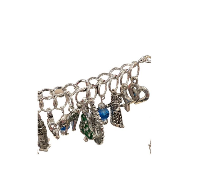 9th Doctor Time Lord Charm Bracelet image 9