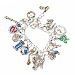 9th Doctor Time Lord Charm Bracelet image 3