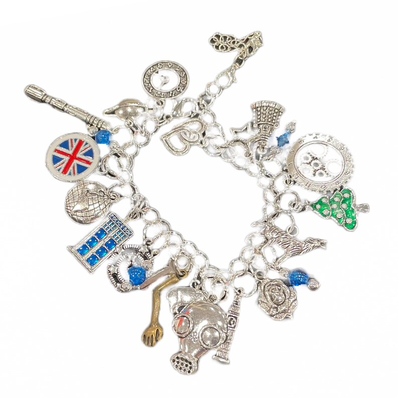 9th Doctor Time Lord Charm Bracelet image 3