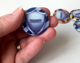 Prefect Badge Prefect Pin Eagle House Raven Wizard Prefect Wizard School House Prefect Button Wizard House Pride Magnets Geek Fandom Gift