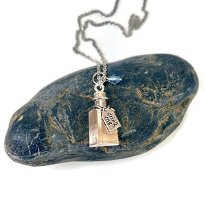 Alice in Wonderland Necklace - Drink Me Charm Necklace