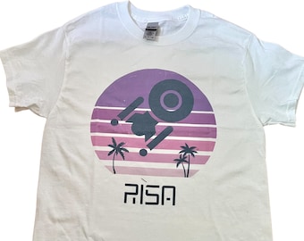 Risa T Shirt Vacation Planet Retro Sunset Fandom Gift Geek Gift