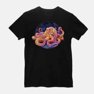 Poisonous Bubblegum T-shirt and Tank by Swartz Brothers Art - Octopus Shirt - Wearable Art - Surreal Art